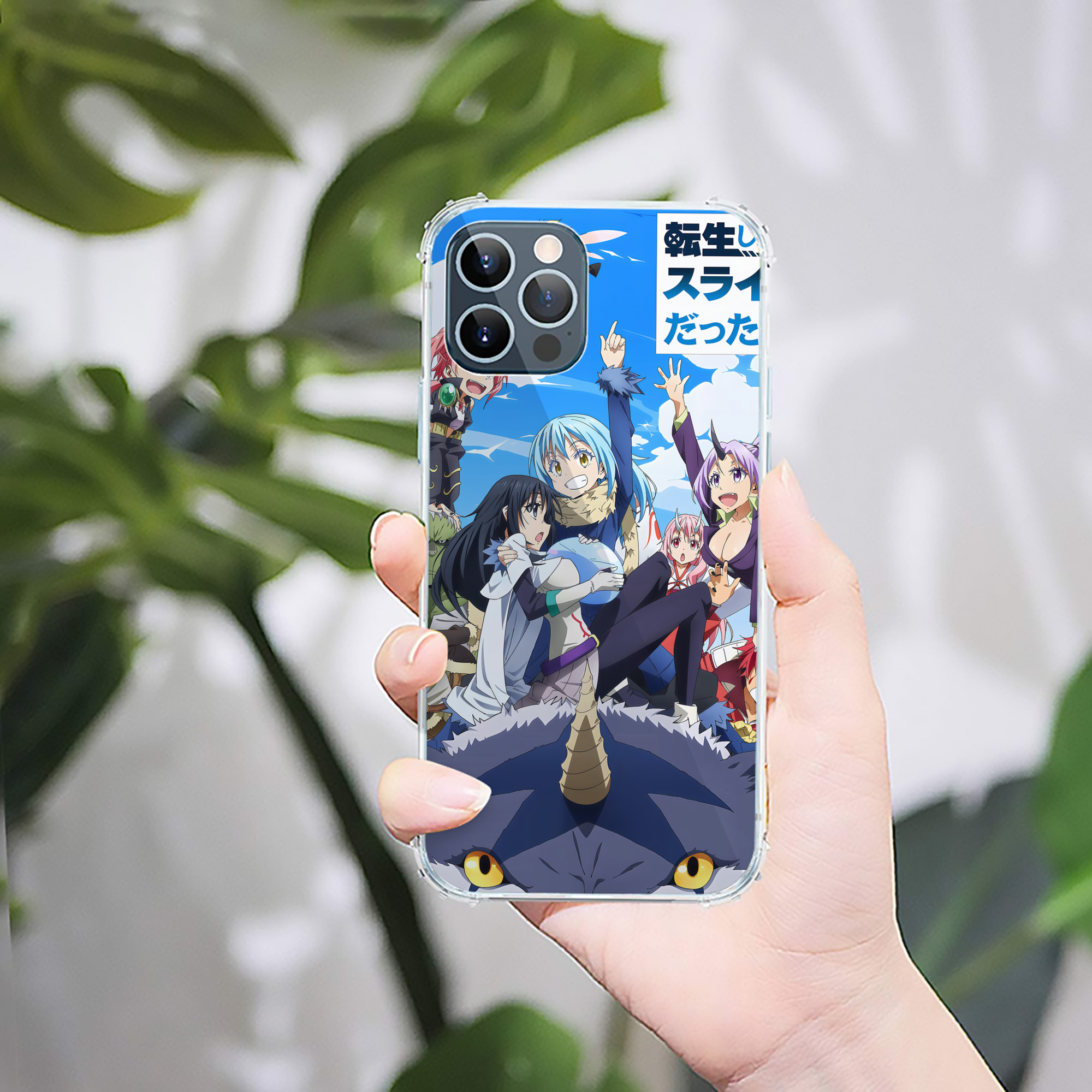 （画像用） 転スラ Regarding Reincarnated to Slime 【iPhone 12シリーズ対応】透明スマホケース（クリアソフトケース）